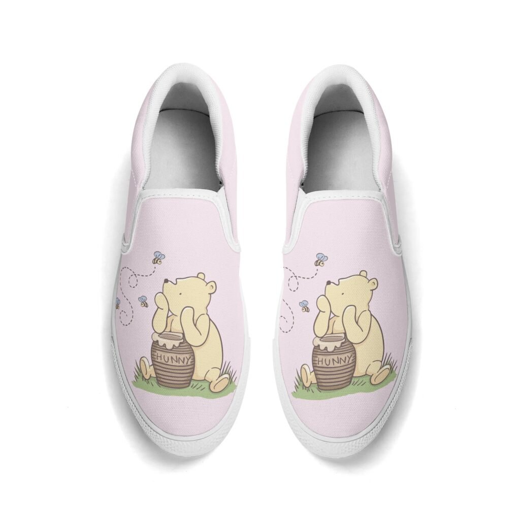 Women’s Winnie the Pooh Slip On Shoes | Pink