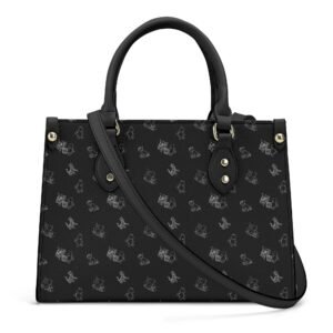 Black Winnie the Pooh Handbag in Vegan Leather