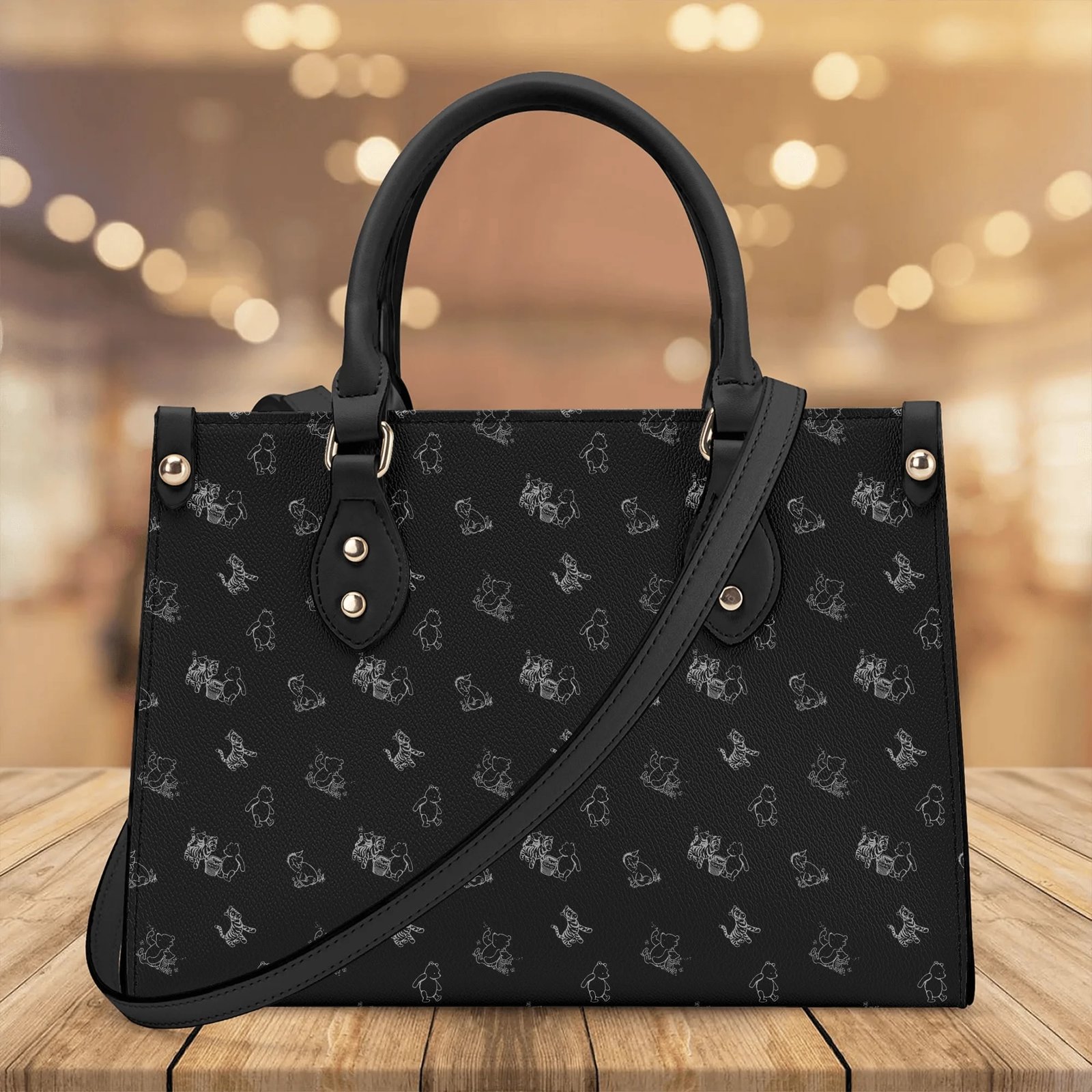 Black Winnie the Pooh Handbag - Image 6