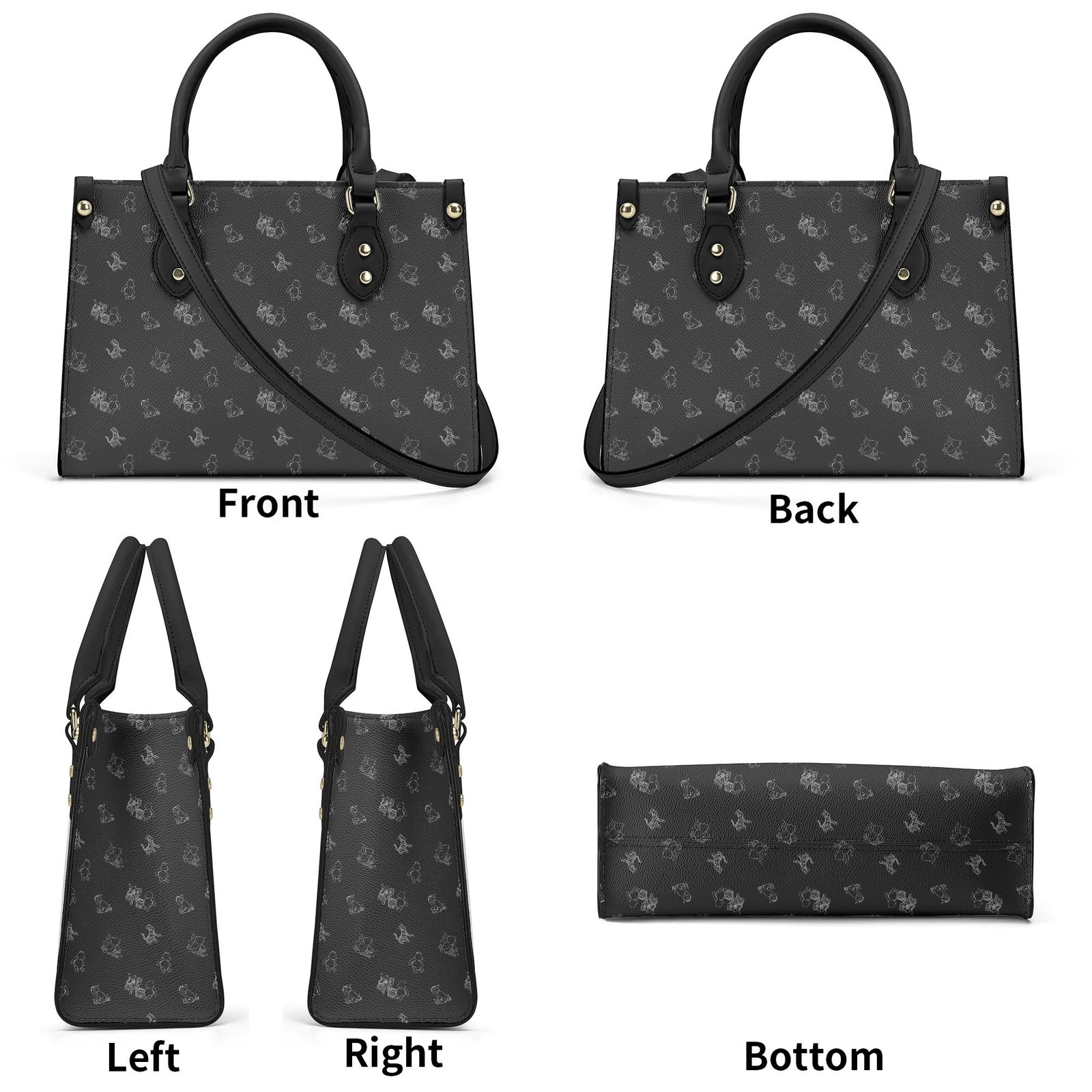 Black Winnie the Pooh Handbag - Image 9