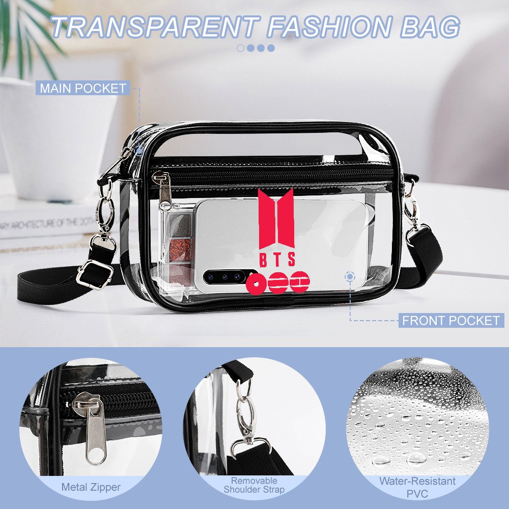 Red BTS Clear Mini Bag - Image 7