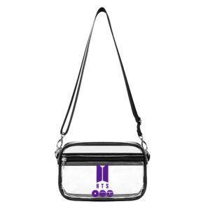Purple BTS Clear Mini Bag