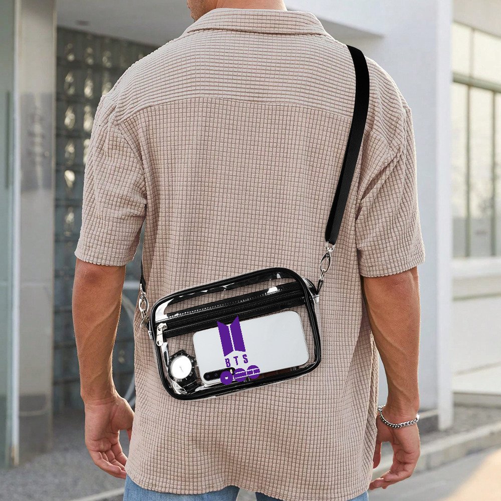 Purple BTS Clear Mini Bag - Image 3