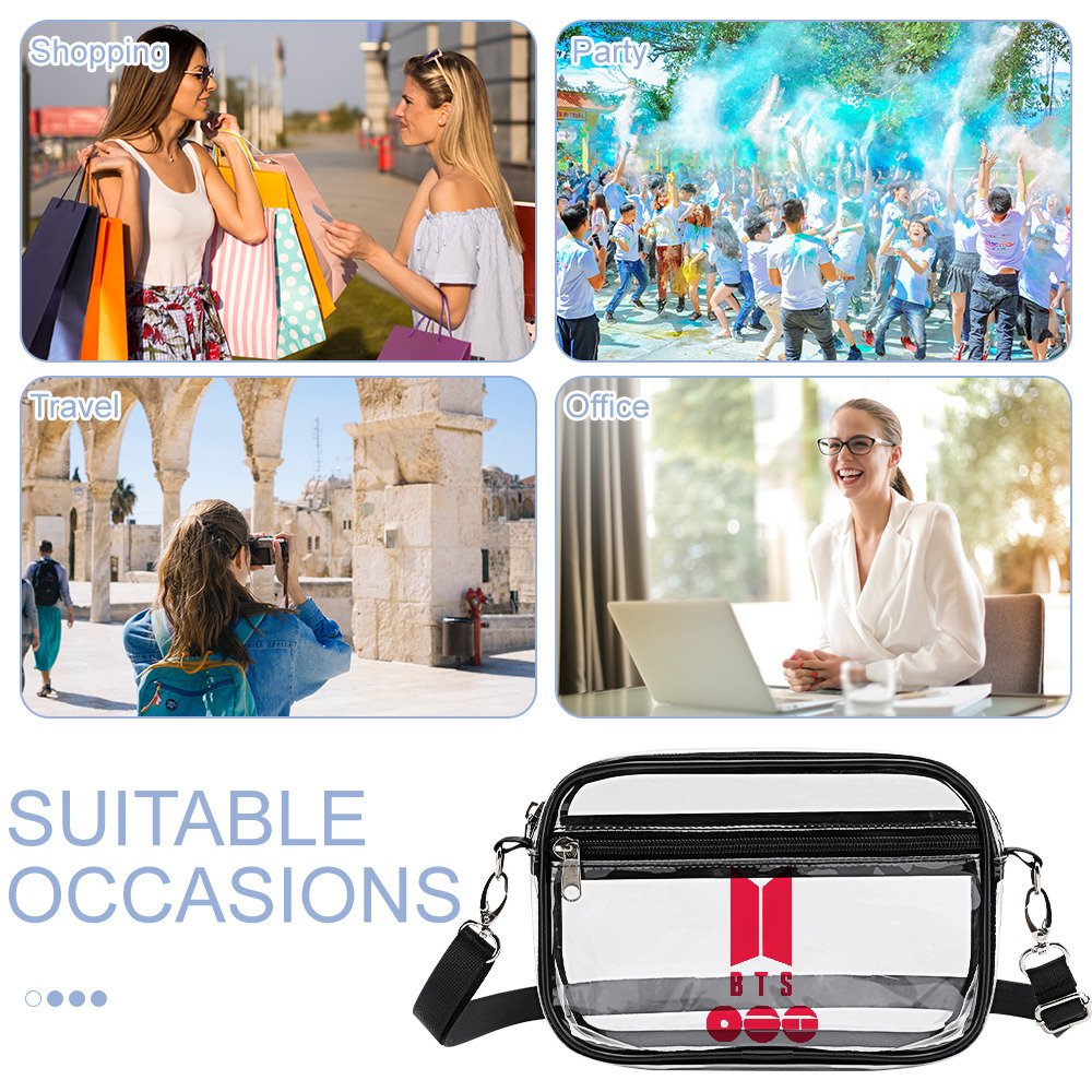 Red BTS Clear Mini Bag - Image 6