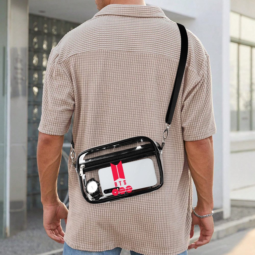 Red BTS Clear Mini Bag - Image 3