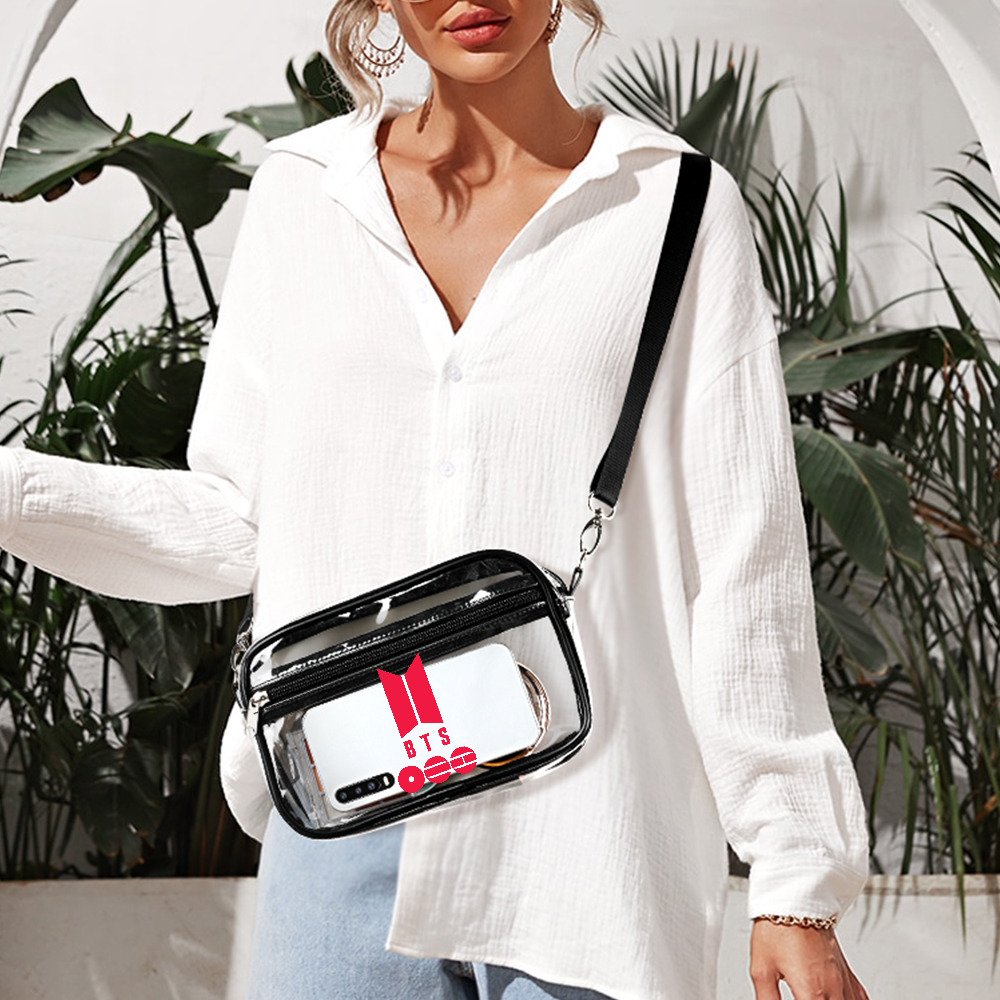 Red BTS Clear Mini Bag - Image 5