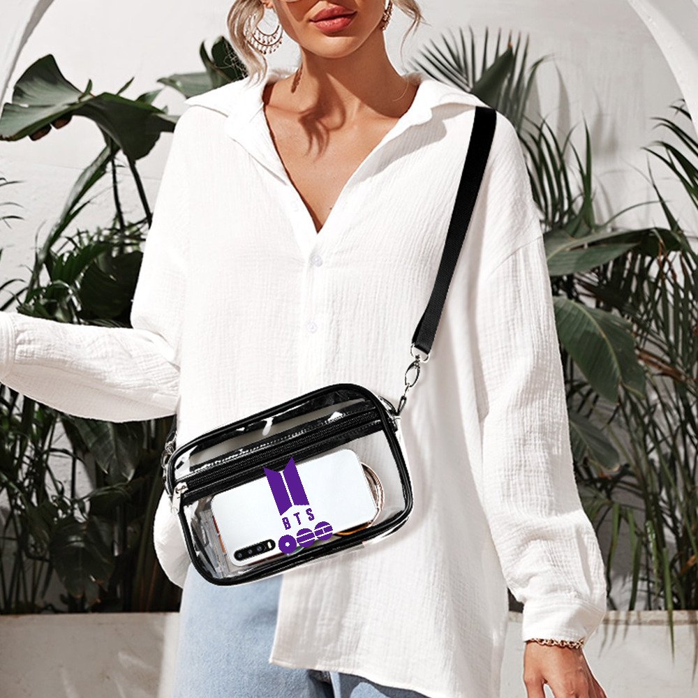 Purple BTS Clear Mini Bag - Image 5