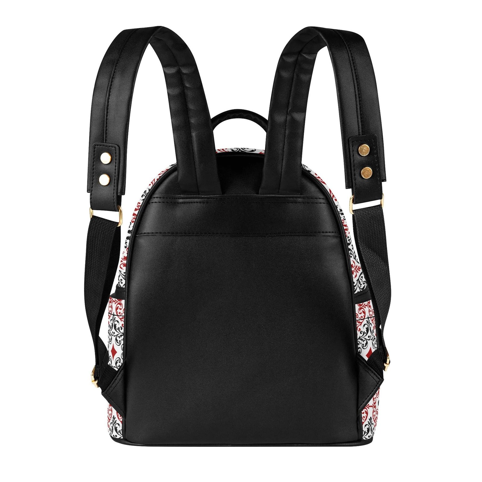 Playing Cards Vegan Leather Mini Backpack - Image 5