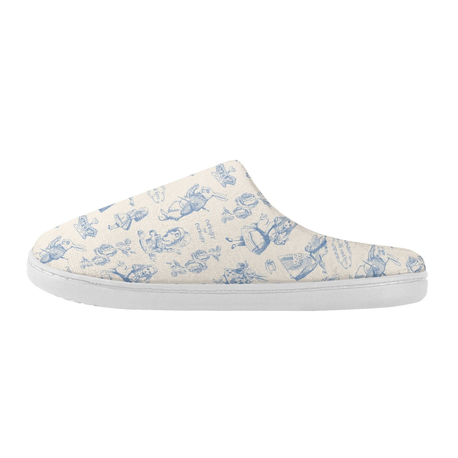 Blue Alice in Wonderland Slippers - Image 4