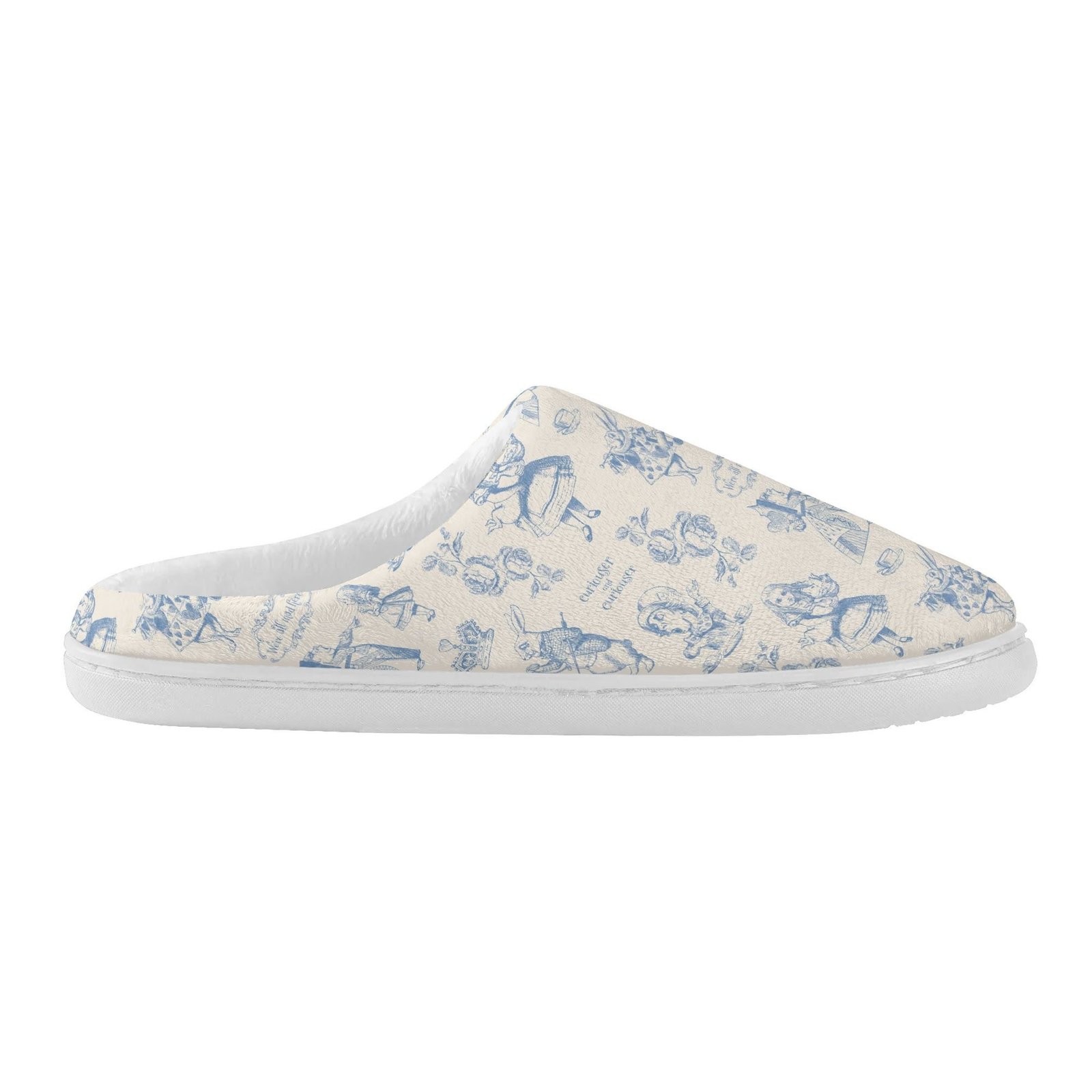 Blue Alice in Wonderland Slippers - Image 5