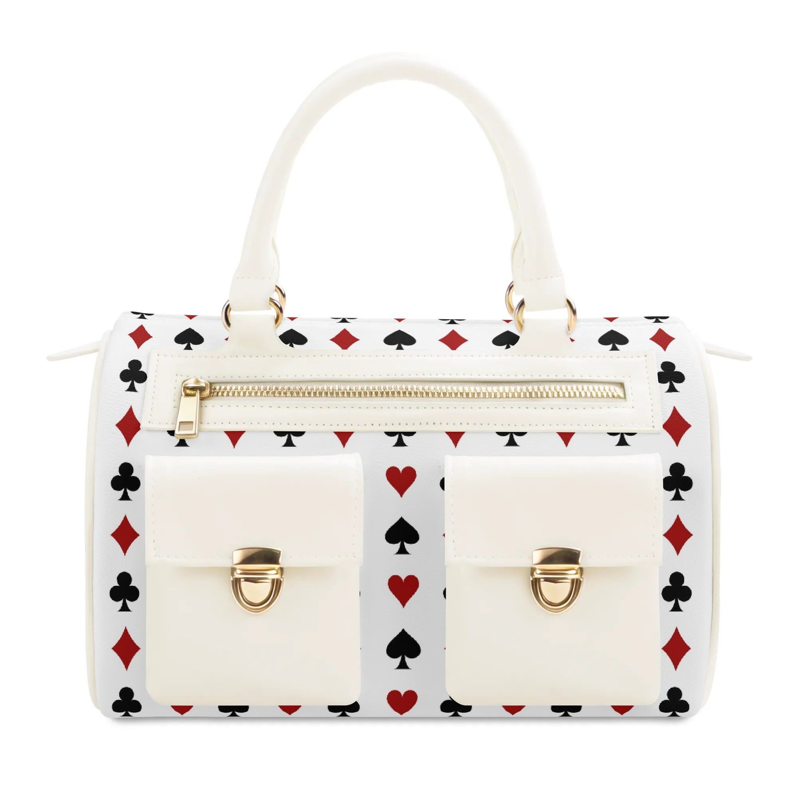 Card Suit Handbag | Card Suit Baguette Bag