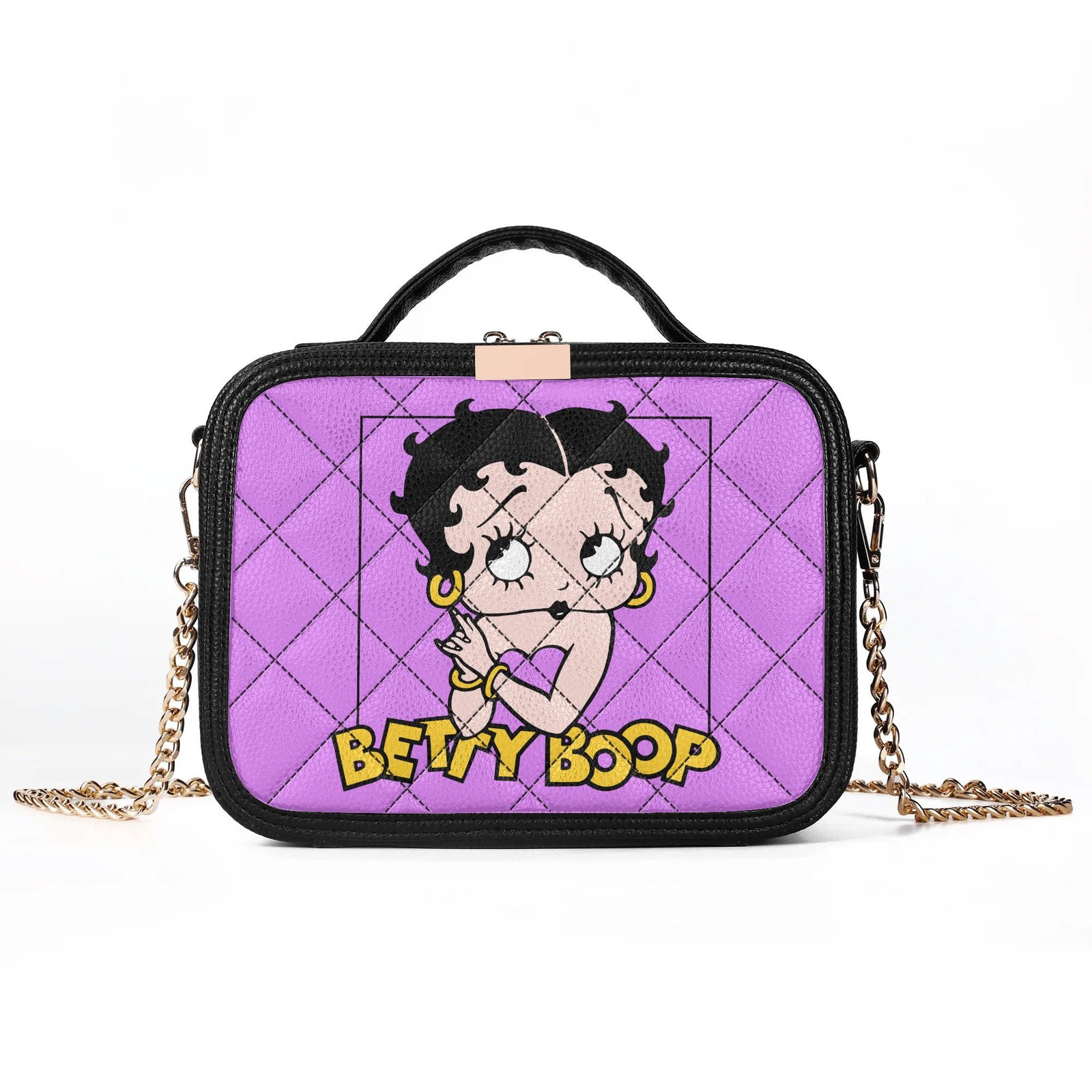 Purple Betty Boop Crossbody Bag