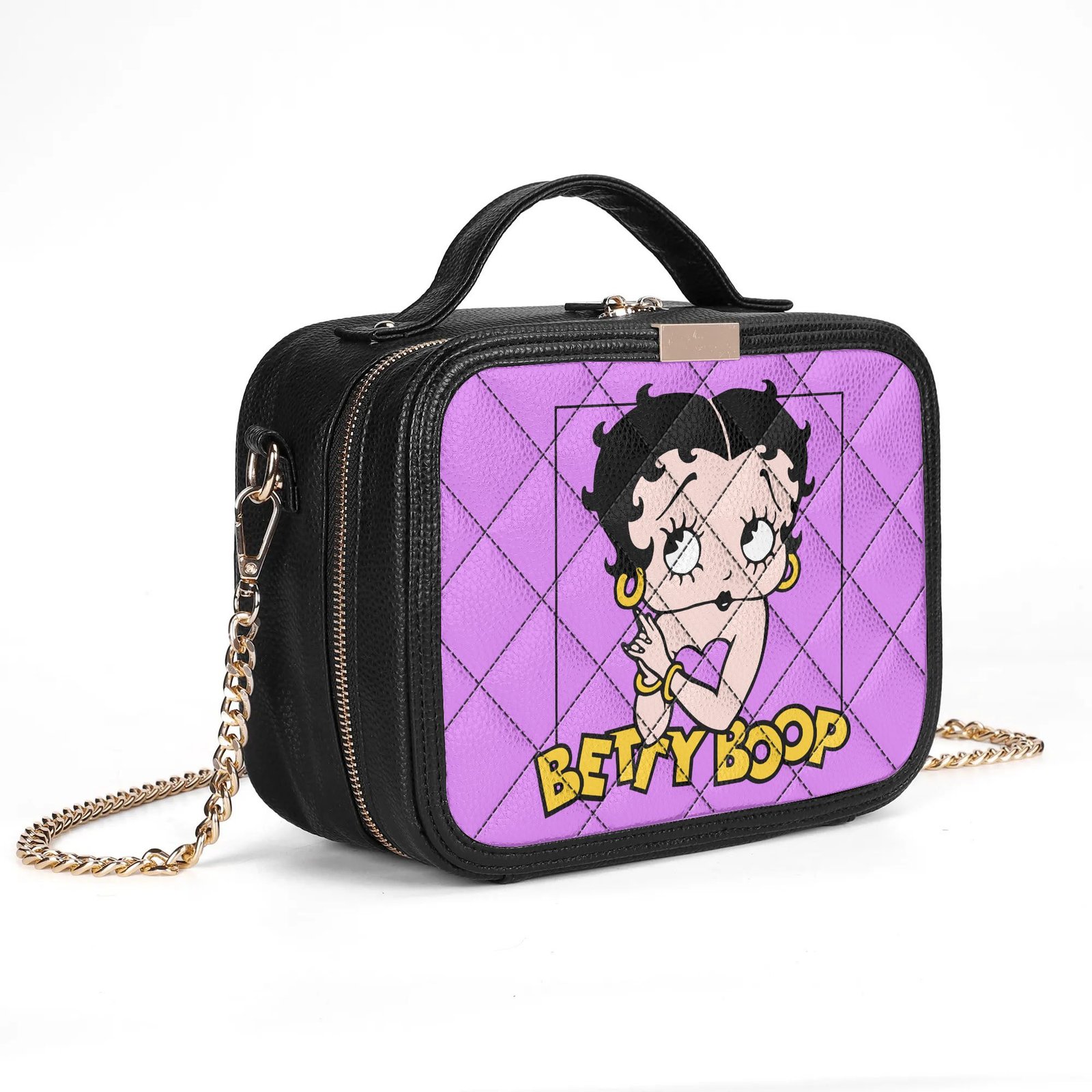 Purple Betty Boop Crossbody Bag - Image 3