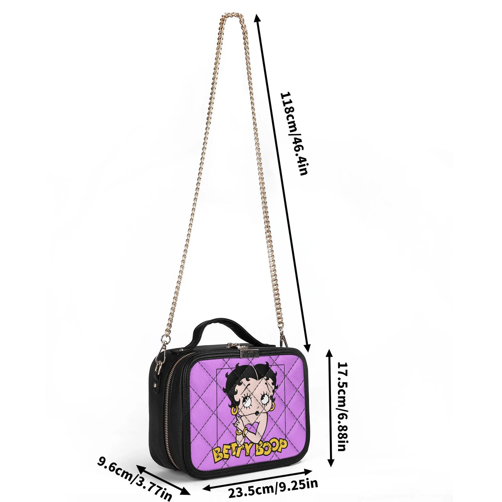 Purple Betty Boop Crossbody Bag - Image 5